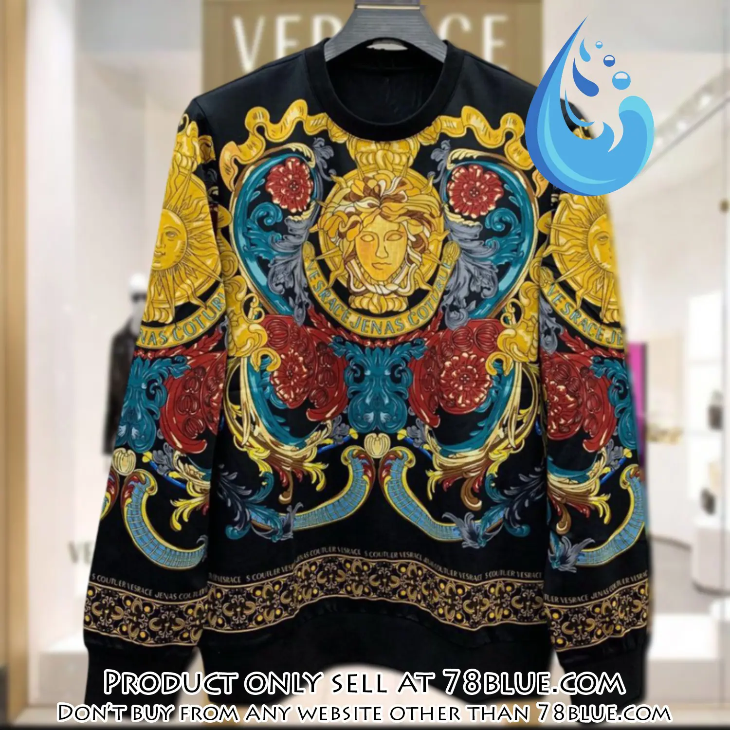 Versace luxury ugly sweater for winter lzu1417 78b1637708